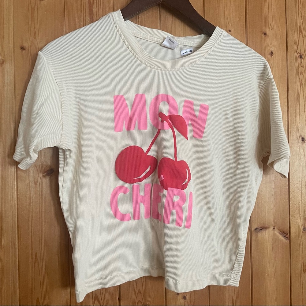 Mon Cheri Cropped Graphic Tee